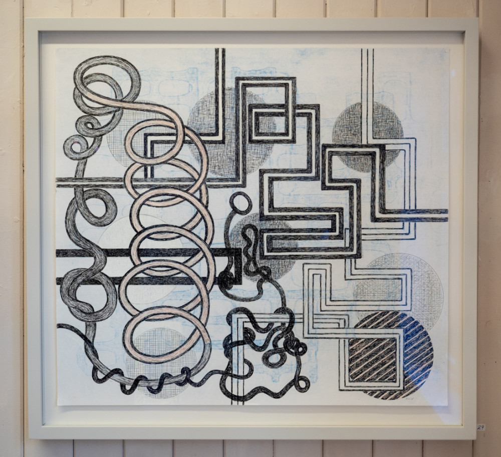 Soundscape III, framed.