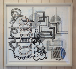 Soundscape III, framed.